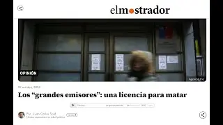 Columna: Los “grandes emisores”: una licencia para matar
