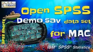 Opening SPSS and Demo.sav for Mac