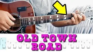 Como tocar OLD TOWN ROAD (Lil Nas X) no Violão Fingerstyle - Tutorial TAB