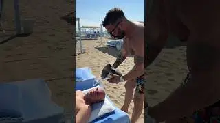 SCHERZO ACQUA GELATA a MIO PAPÀ MENTRE DORME😂