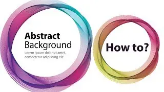 How to make circle / round abstract lines background in adobe illustrator