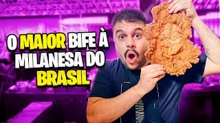 COMI O MAIOR BIFE A MILANESA DO BRASIL 😧 | BELO HORIZONTE | Thigas