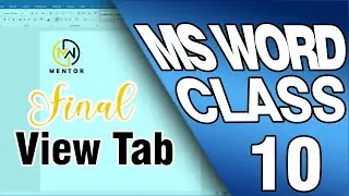 Our Complete Review of MS WORD VIEW TAB Final Class 10