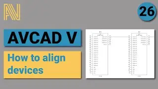 AVCAD V - AVCAD for Microsoft Visio - How to align devices