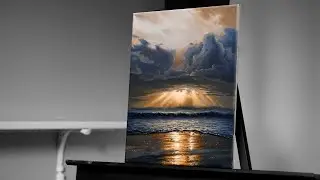 Painting Light on the Beach with Acrylics - Paint with Ryan