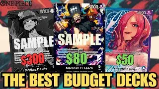 7 Budget Decks You Should Know To Beat The Meta (All Under $120!) | One Piece TCG EB02