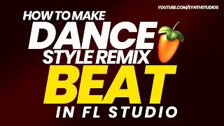 How to make Dance Style Beat in FL Studio | Stock Plugins Only |  Synth Studio's