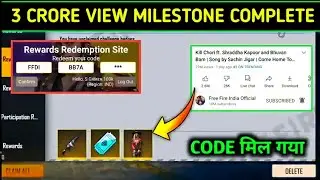 Free Fire kill chori Song milestone redeem code || free fire kill chori Song redeem code @Badge99ff