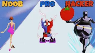 NOOB vs PRO vs HACKER in Body Race.