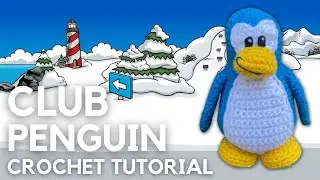 CLUB PENGUIN CROCHET TUTORIAL | FREE AMIGURUMI PATTERN