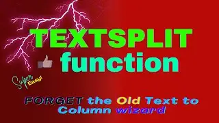 Text To Columns In Excel TEXTSPLIT Function