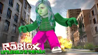 LITTLE KELLY TURNS INTO THE HULK! | Roblox Superhero Tycoon w/Sharky Gaming