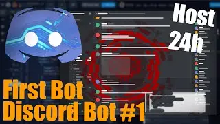 How to make your own discord bot hosted 24/24h for free - Discord Bot Tutorials #1