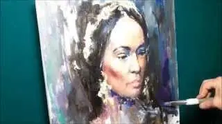 HOW TO PAINT PORTRAITS WITH KNIVES AND BRUSHES BY SERGEY GUSEV, 2014.