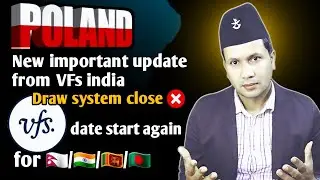 New Important update about appointment date Vfs global & Poland embassy of India for Nepal,India,etc
