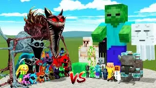 EPIC BATTLE of MINECRAFT vs POPPY PLAYTIME 3 🤯💥