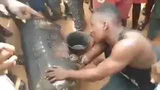 criminal trapped and caught