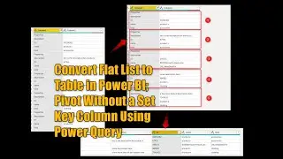 Convert Flat List to Table in Power BI   Pivot Without a Set Key Column Using Power Query