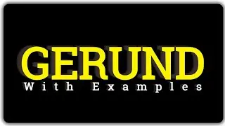 Gerund📚 | What is a gerund? | Gerund Definition and Examples | #gerund