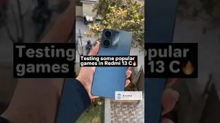 We are testing some popular games in Radmi 13 c phone 🔥🔥🤩 is it good for gaming or not? 