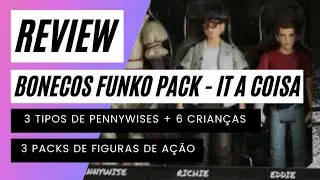 IT A COISA - FUNKO ACTION FIGURE (Pennywise + crianças do filme) #acaodasfiguras