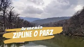 Армения, зип-лайн озеро Парз