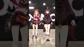 Yanfei & Hu Tao - ‘WA DA DA’【MMD Genshin Impact】#Shorts
