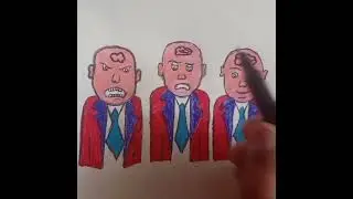 The lesser you use your brain 🧠 the louder you use your mouth 👍  #shorts  #drawing #art.