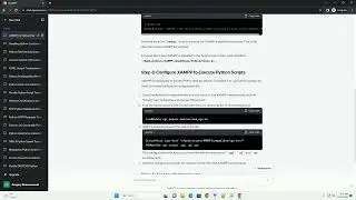 Setting up XAMPP to run python script on mac