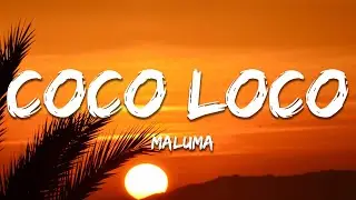 Maluma - COCO LOCO (Letra/Lyrics)