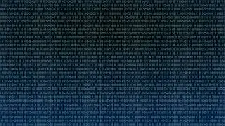 Animated Binary Code Background, perfect for AI