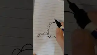 как нарисовать очень страшного монстра//#арт