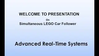 Simultaneous LEGO NXT car follower