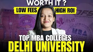 High ROI MBA Colleges In Delhi University Complete Review ✅ Low Budget MBA Options #mba #delhi