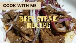 Beef Steak Recipe | Filipino Beef Steak