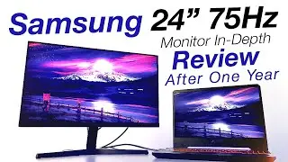 Samsung 24 inch Monitor LS24R356FHWXXL Review (After One Year) Best Monitor under 10000? 75Hz