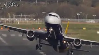 Almost Crash - Crosswind Landing Difficulties