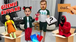 ELİF SİNEM SQUİD GAME GİZEMLİ KUTULAR GETİRDİ ‼️ İÇİNDEN NELER ÇIKTI ?! GÖREVLERİ YERİNE GETİR !!