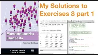 Microeconometrics using Stata: Solutions to Exercises 8 part 1