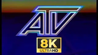 Авторское Телевидение (1988–1990). Заставка в формате 8K.