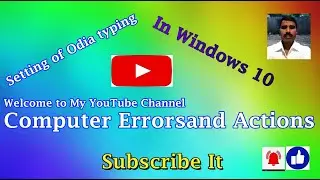 || Odia Language Setting || How to set regional language || Odia typing in windows 10 ||