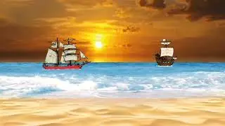 Sea Beach Background Video free download l Sunrise beach background video no copyright