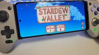 Playing Stardew valley in my mobile with gamesir Console G8 GALILEO