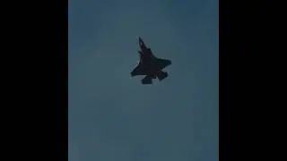 F-35 skid turn, 13 seconds, full 360 deg.