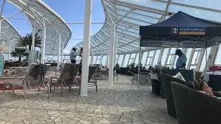 The Most Romantic Spot On The Oasis of The Seas - Dinner In The Solarium Bistro