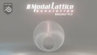 New Modal Lattice Resolution - Blender 4.2