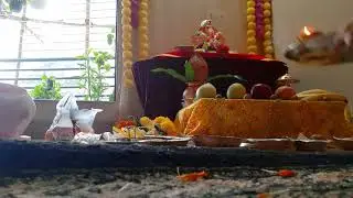 गणपति स्थापना और पूजा अर्चना ||ganpati sathapana 1st day at our house ||Mumbai 2021