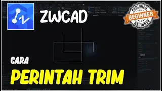 ZWCAD Cara Trim Gambar