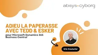 Conférence Web TEDD & Esker pour Microsoft Dynamics 365 Business Central du 28.11.24