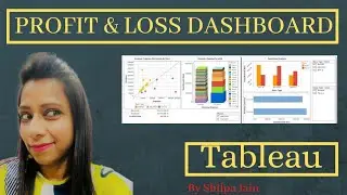 How to Make a Dashboard in Tableau | Tableau Profit & Loss in Dashboard | Tableau Software Dashboard